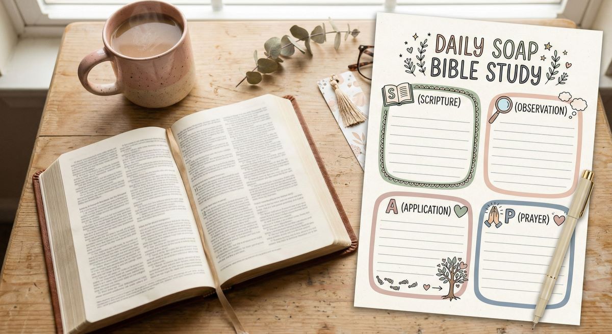 What is the SOAP Bible Study Method? (Plus Free Printable Template)